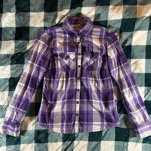 Aéropostale Purple Button-Up
